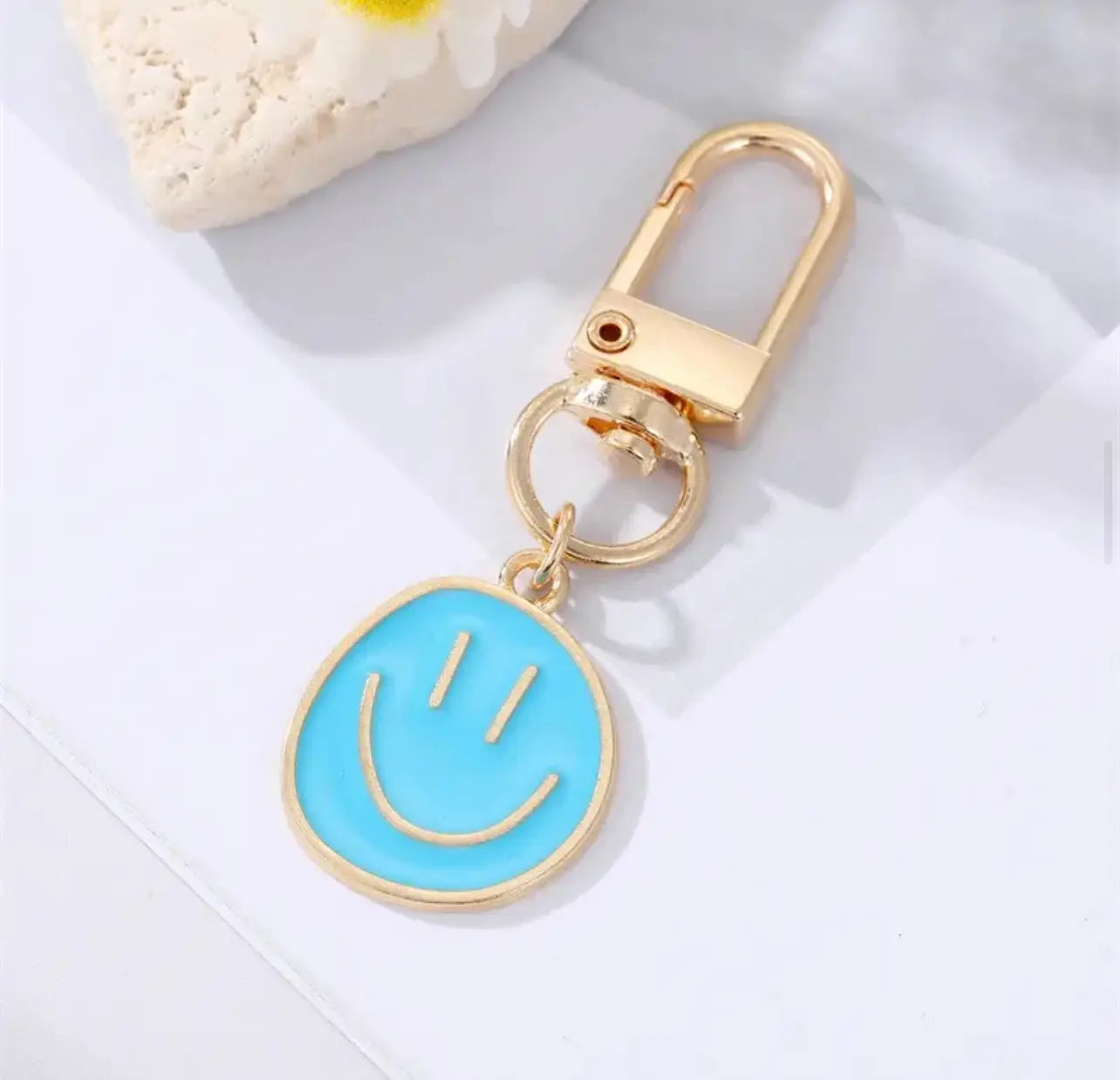 Smile Happy Face Keychain