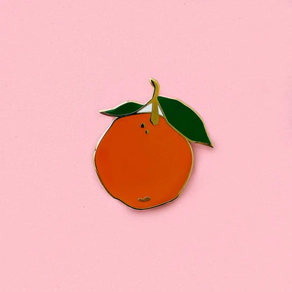 Orange Enamel Pin