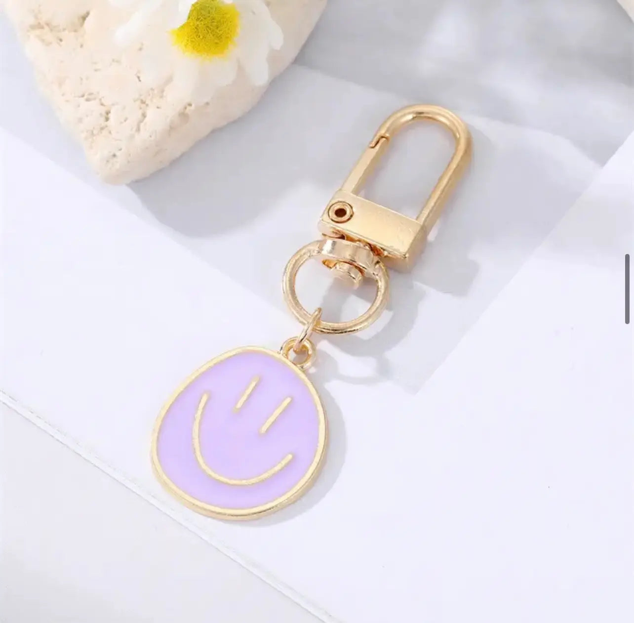 Smile Happy Face Keychain